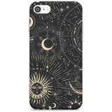 Sun & Symbols Black Impact Phone Case for iPhone SE 8 7 Plus