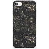 Suns & Planets Black Impact Phone Case for iPhone SE 8 7 Plus