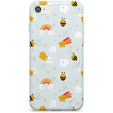 Sweet As Honey Patterns: Bees & Rainbows