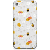 Busy Bee Slim TPU Phone Case for iPhone SE 8 7 Plus