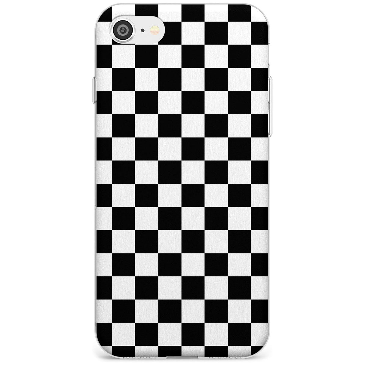 Black Checkered iPhone Case  Slim Case Phone Case - Case Warehouse