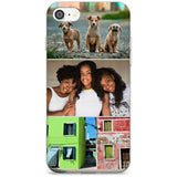 3 Photo Grid  Black Impact Phone Case for iPhone SE 8 7 Plus