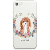 Cavapoo - Watercolour Dog Portrait Slim TPU Phone Case for iPhone SE 8 7 Plus