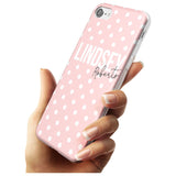 Custom Pink Polka iPhone Case   Custom Phone Case - Case Warehouse