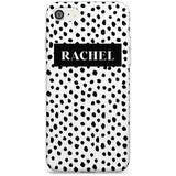 Black Bar & Dots iPhone Case  Slim Case Custom Phone Case - Case Warehouse