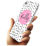 Pink Circle & Dots iPhone Case   Custom Phone Case - Case Warehouse