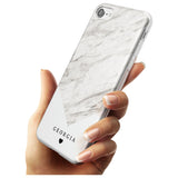 White Marble iPhone Case   Custom Phone Case - Case Warehouse