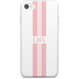 Minimal Pink Stripes iPhone Case  Slim Case Custom Phone Case - Case Warehouse