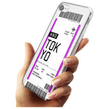 Tokyo Boarding Pass iPhone Case   Custom Phone Case - Case Warehouse