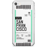 San Francisco Boarding Pass iPhone Case  Slim Case Custom Phone Case - Case Warehouse