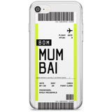 Mumbai Boarding Pass iPhone Case  Slim Case Custom Phone Case - Case Warehouse