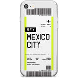 Mexico City Boarding Pass iPhone Case  Slim Case Custom Phone Case - Case Warehouse