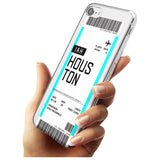 Houston Boarding Pass iPhone Case   Custom Phone Case - Case Warehouse