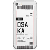 Osaka Boarding Pass iPhone Case  Slim Case Custom Phone Case - Case Warehouse