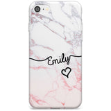 Pink Fade Marble iPhone Case  Slim Case Custom Phone Case - Case Warehouse