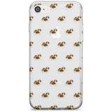 Shih Tzu Dog Pattern Clear Slim TPU Phone Case for iPhone SE 8 7 Plus