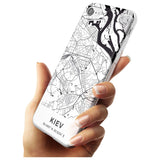 Map of Kiev, Ukraine Slim TPU Phone Case for iPhone SE 8 7 Plus