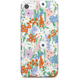 Springtime Meadow: Transparent Black Impact Phone Case for iPhone SE 8 7 Plus