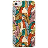 Abstract Leaves Phone Case for iPhone SE