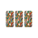 Abstract Leaves Phone Case for iPhone SE