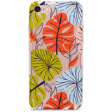 Abstract Leaves Phone Case for iPhone SE