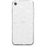 Stars & Clouds Black Impact Phone Case for iPhone SE 8 7 Plus