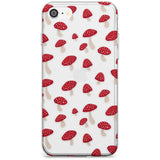 Magical Mushrooms Pattern Slim TPU Phone Case for iPhone SE 8 7 Plus