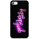 Good Vibes Only Pink Neon iPhone Case  Slim Case Phone Case - Case Warehouse