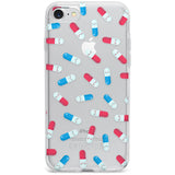 Kawaii Pill Pattern Phone Case for iPhone SE