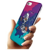 CATS IN SPACE Black Impact Phone Case for iPhone SE 8 7 Plus