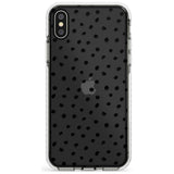 Messy Black Dot Pattern Slim TPU Phone Case Warehouse X XS Max XR