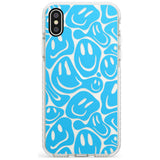 Blue Acid Faces Phone Case for iPhone X XS Max XR