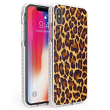 Gold Leopard Print Phone Case iPhone X / iPhone XS / Impact Case,iPhone XR / Impact Case,iPhone XS MAX / Impact Case Blanc Space