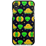 Alien Head Pattern Black Impact Phone Case for iPhone X XS Max XR