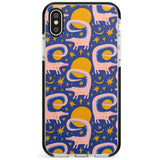 Sun Croc Pattern Black Impact Phone Case for iPhone X XS Max XR