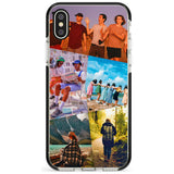 Abstract Photo Grid Black Impact Phone Case for iPhone X XS Max XR