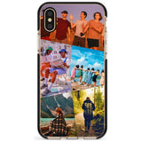 Abstract Photo Grid Black Impact Phone Case for iPhone X XS Max XR