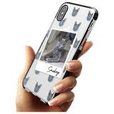 Personalised Korat Cat Photo Black Impact Phone Case for iPhone X XS Max XR