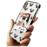 Pug - Custom Dog Photo Pink Fade Impact Phone Case for iPhone X XS Max XR