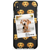 Labrador - Custom Dog Photo Pink Fade Impact Phone Case for iPhone X XS Max XR