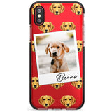 Labrador - Custom Dog Photo Pink Fade Impact Phone Case for iPhone X XS Max XR