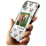 English Bulldog - Custom Dog Photo Pink Fade Impact Phone Case for iPhone X XS Max XR