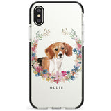 Beagle - Watercolour Dog Portrait Black Impact Phone Case for iPhone X XS Max XR