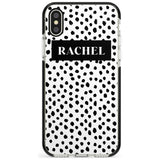 Black Bar & Dots iPhone Case  Black Impact Custom Phone Case - Case Warehouse