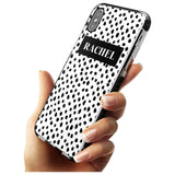 Black Bar & Dots iPhone Case   Custom Phone Case - Case Warehouse