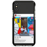 Insta Pink Fade Impact Phone Case for iPhone X XS Max XR