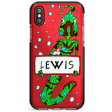 Personalised Custom Fish Boy Black Impact Phone Case for iPhone X XS Max XR