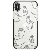 Personalised Abstract Faces Phone Case for iPhone X XS Max XR