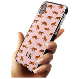 Safari Tiger Pattern on Pink iPhone Case   Custom Phone Case - Case Warehouse