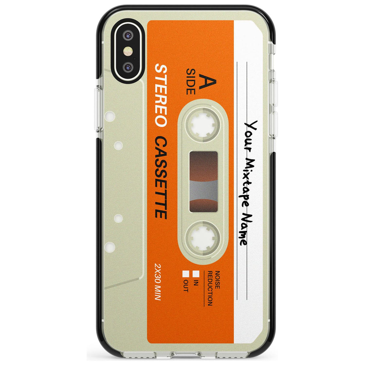 Classic Cassette Pink Fade Impact Phone Case for iPhone X XS Max XR